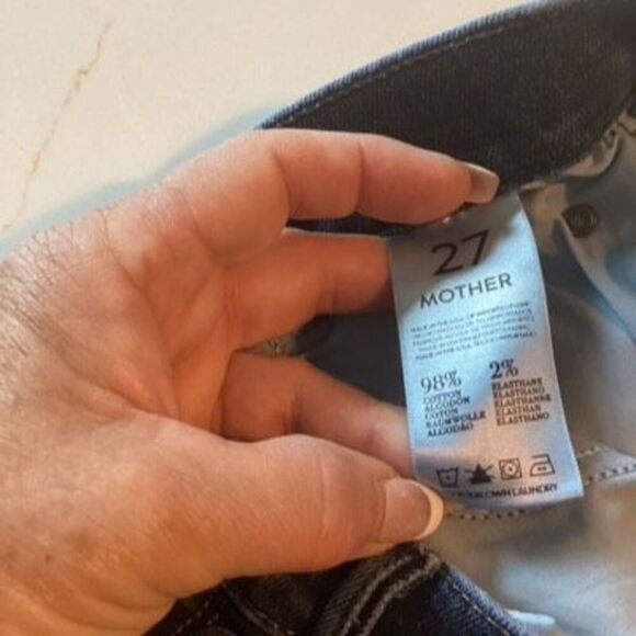 Mother The Muse Jeans Sz 27 Stretch Bushwhacked - Picture 3 of 9